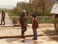 With UNPROFOR soldiers, Sarajevo, 1994
