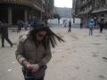 By the side of Tahrir Square, Cairo, 2011