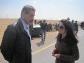 Reporting from Ajdabiya, Libya during the war of 2011