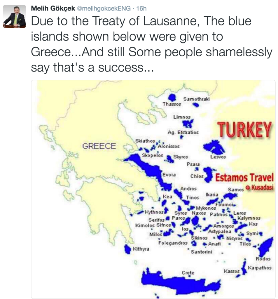 Τουρκία ελληνικά νησιά